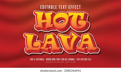 hot lava editable text effect,hot lava editable 3d text