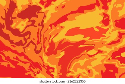 Hot lava texture, spicy food backdrop, red camouflage textile