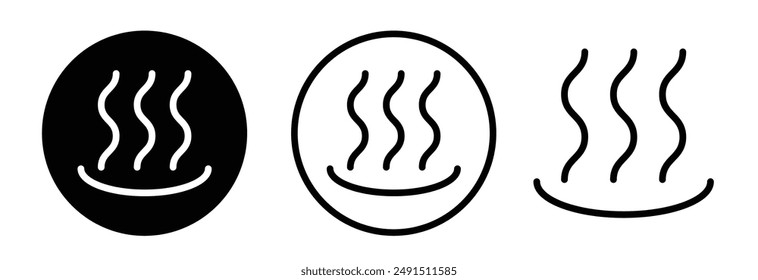 Hot liner icon collection on white background