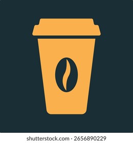 Hot Liquid Coffee trendy praktischen wichtigen Vektor Illustration Design wunderschön bunt Hintergrund.eps