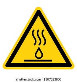 Hot Liquids Symbol Sign, Vector Illustration, Isolate On White Background Label .EPS10  