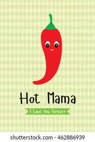 hot mama chili card