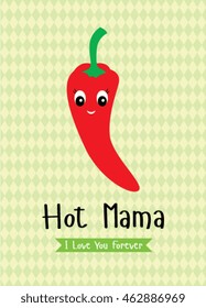 hot mama chili card