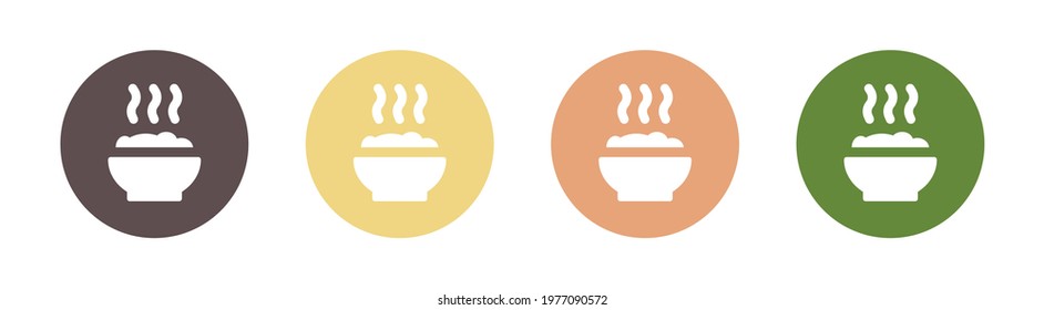 Hot meal icon isolated vector illustration