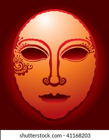 hot metal mask vector