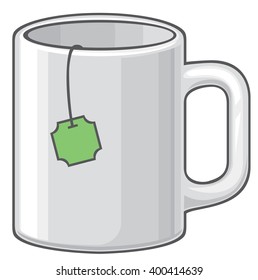 hot mug with tea