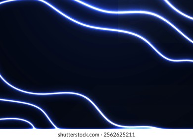 Hot neon frame background glowing vector