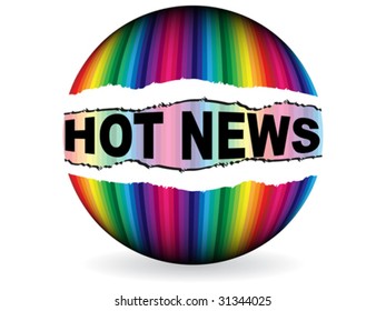 HOT NEWS button
