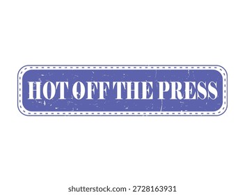 Sello de sello de goma de la PRENSA en un estilo angustiado, perfecto para resaltar noticias frescas, Autorizaciones del producto