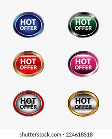 Hot offer button labels 