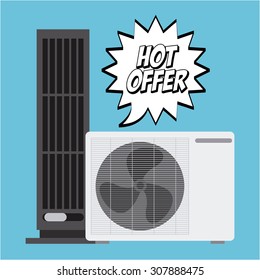 hot offer design, vector illustration eps10 graphic 