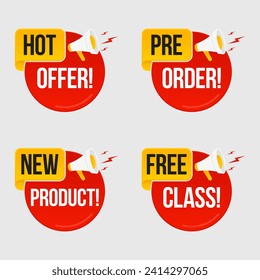 hot offer pre order new product free class label clipart