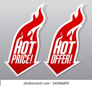 Hot Offer,hot Price Fiery Symbols.