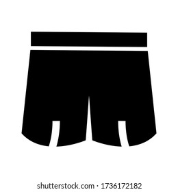 Symbol für heiße Hosen oder Logo isolierte Symbol-Vektor-Illustration - qualitativ hochwertige Vektor-Symbole für schwarzen Stil
