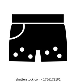 icono de pantalones calientes o logotipo símbolo de signo aislado ilustración vectorial de alta calidad estilo negro iconos vectoriales

