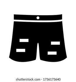 hot pants icon or logo isolated sign symbol vector illustration - high quality black style vector icons
