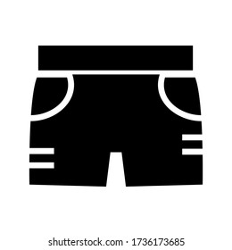hot pants icon or logo isolated sign symbol vector illustration - high quality black style vector icons
