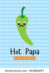 hot papa chili card