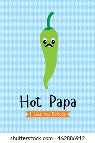 hot papa chili card