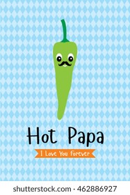 hot papa chili card