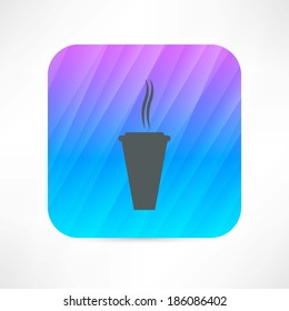 hot paper cup icon