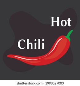 Hot pepper, chili sign icon. Vector illustration eps 10