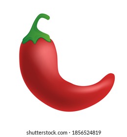 Hot Pepper Fruit Emoji Vector Design. Art Illustration Agriculture Farm Product.