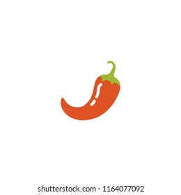 Hot Pepper Vector Flat Icon
