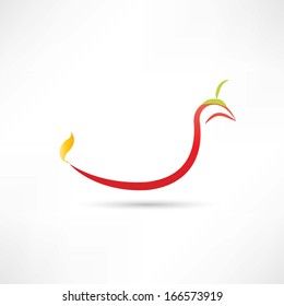 hot pepper vector icon