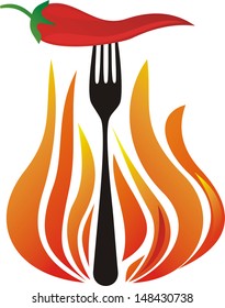 Hot pepper vector illustration