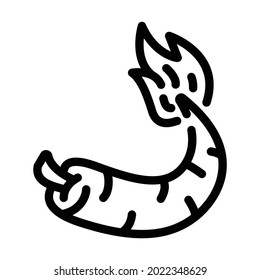 hot peppers line icon vector. hot peppers sign. isolated contour symbol black illustration