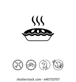 Hot pie icon