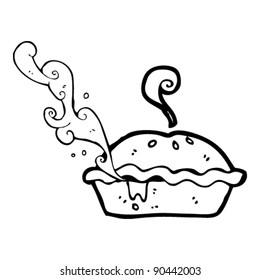 hot pie squirting juice cartoon