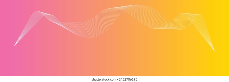 Hot Pink color and Gold color gradient with smooth line art Blank background for product display, product advertising backdrop,luxury-3d-background, modern-abstract-background, product 3d.