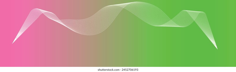 Hot Pink color and Lime color gradient with smooth line art Blank background for product display, product advertising backdrop,luxury-3d-background, modern-abstract-background, product 3d.