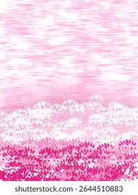 hot pink colorful abstract illustration, background, wallpaper, card invitation design	