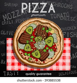 hot pizza advertisement