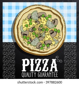 hot pizza advertisement