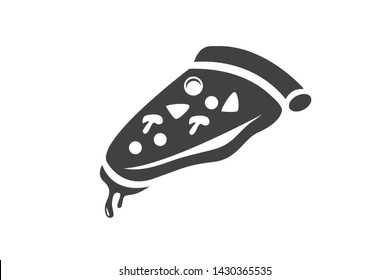 hot pizza icon junk food