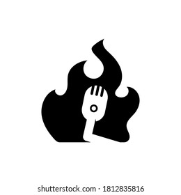 ilustración de diseño de vector de podcasts calientes