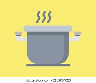 Hot pot. Cartoon vector style for your design.