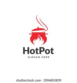 hot pot, cooking logo design