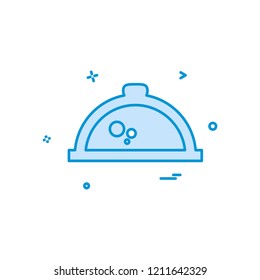 Hot pot icon design vector