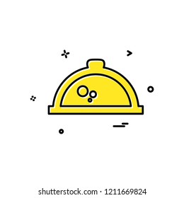 Hot pot icon design vector