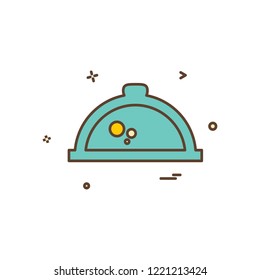 Hot pot icon design vector