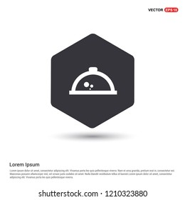Hot Pot Icon Hexa White Background icon template - Free vector icon