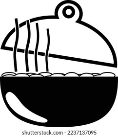 A hot pot of rice