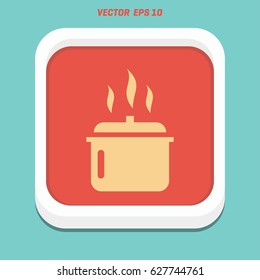  Hot Pot Or Steamboat Flat Icon For Food Apps And Websites