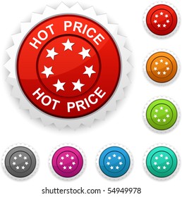  Hot Price Award Taste. Vektorgrafik.