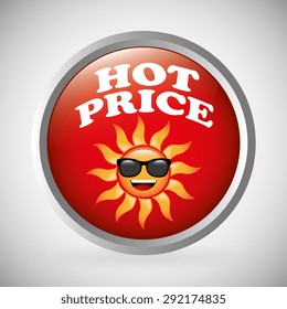 Hot price digital design, vector illustration eps 10.